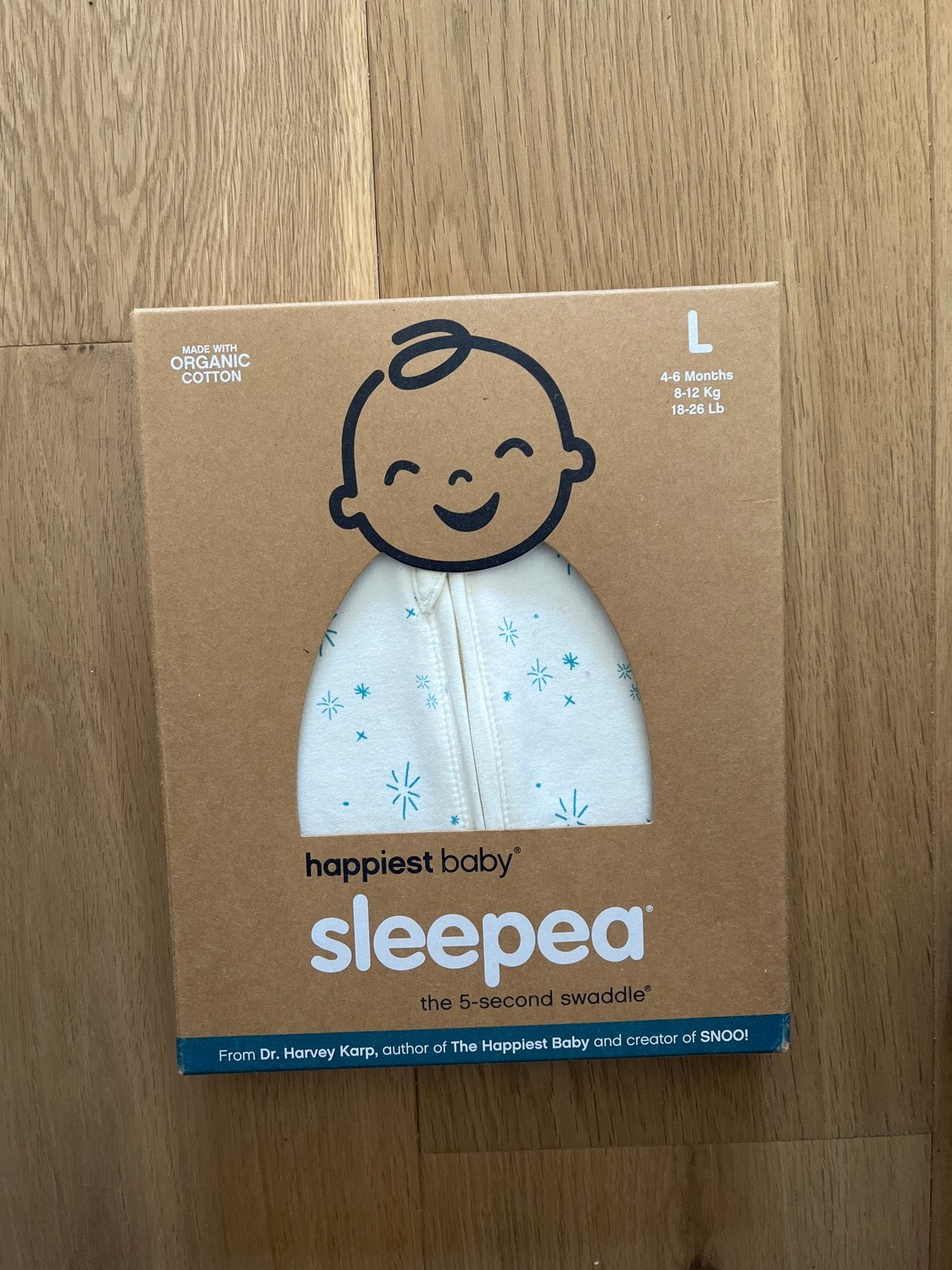 Happiest Baby Sleepea Slaapzak L (4-6 maanden) Biologisch Ka, Ophalen, Nieuw, Overige merken, Ademend