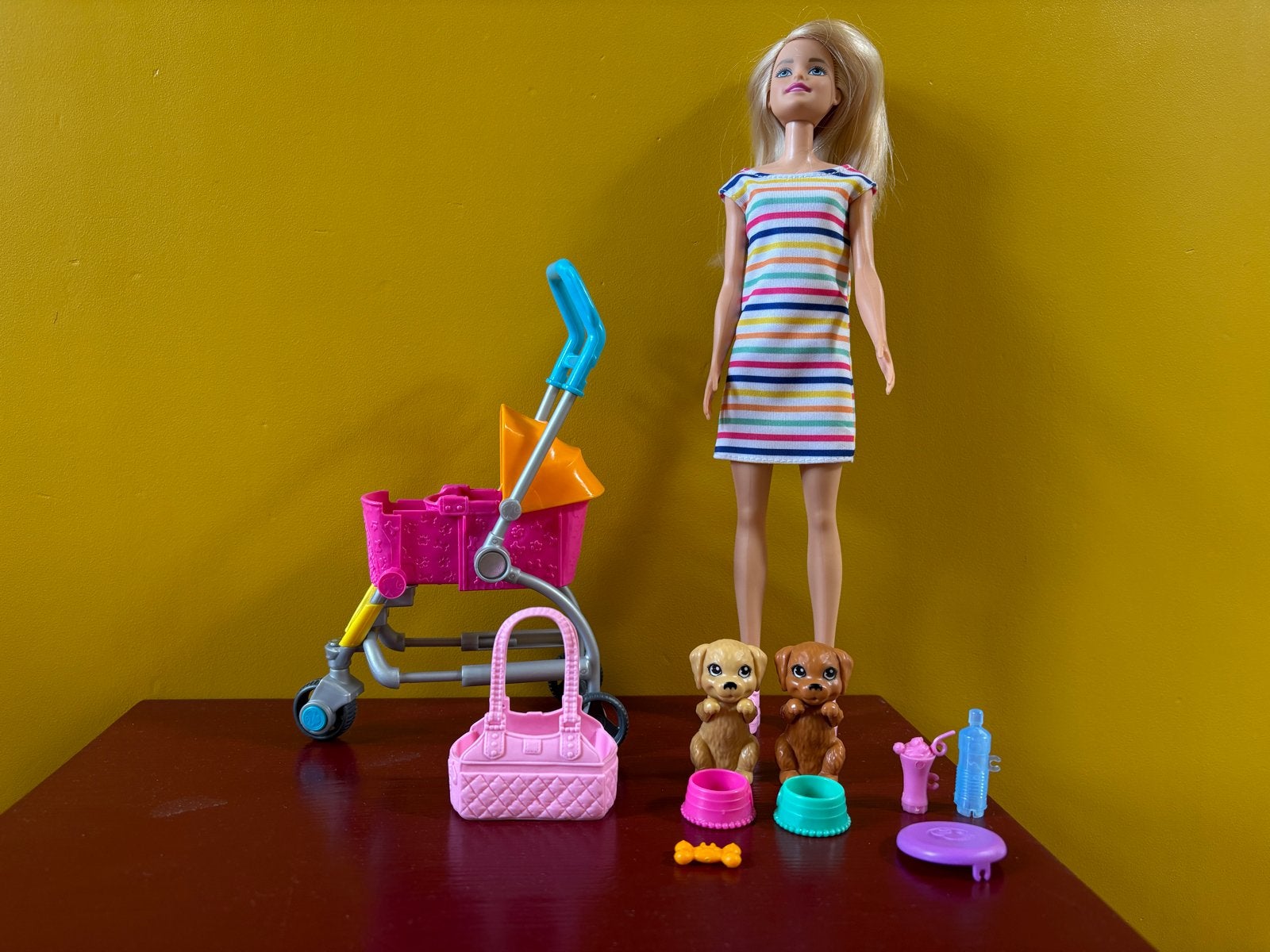 Barbie Stroll 'n Play Pups speelset - Nieuw, compleet, Kinderen en Baby's, Ophalen, Nieuw, Barbie