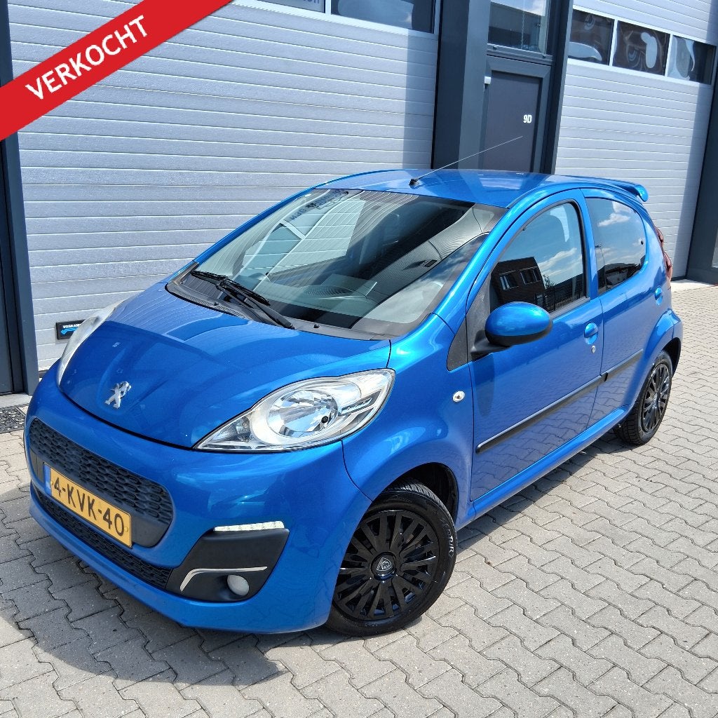 Peugeot 107/2013/FACELIFT/DEALER OND/CARPLAY/5DR/, Voorwielaandrijving, Stof, Origineel Nederlands, Bedrijf