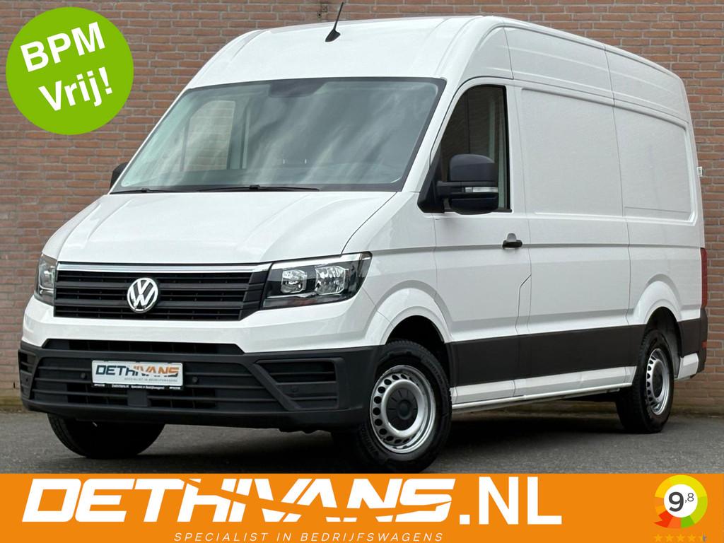 Volkswagen Crafter 2.0TDI 140PK DSG L3H3 / Carplay / Aircond, Stof, Gebruikt, 4 cilinders, Volkswagen
