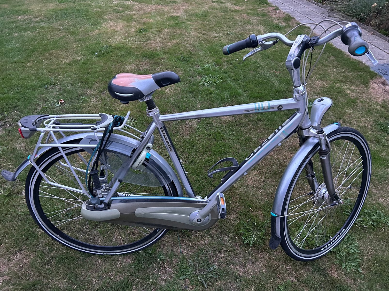 Gazelle heren fiets, Fietsen en Brommers, Fietsen | Heren | Herenfietsen, Versnellingen, Ophalen of Verzenden, Zo goed als nieuw