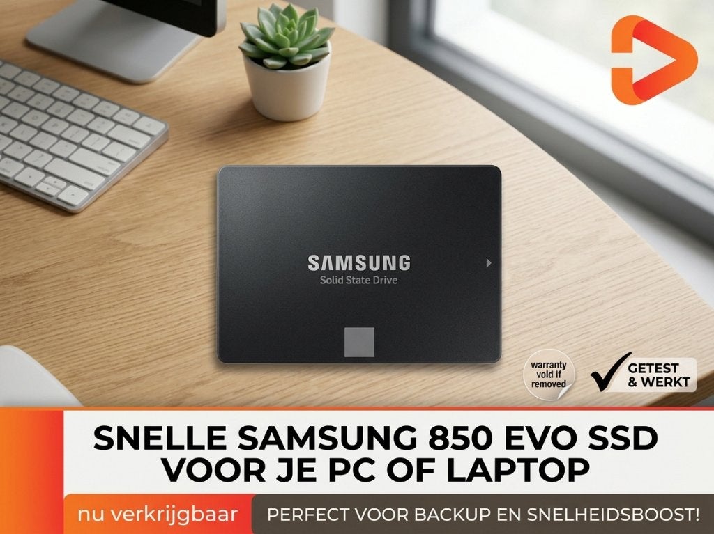 Samsung 850 EVO 250GB SSD (2.5" SATA) – Snel & Betrouwbaar!, Computers en Software, Intern, Samsung, Verzenden, Refurbished