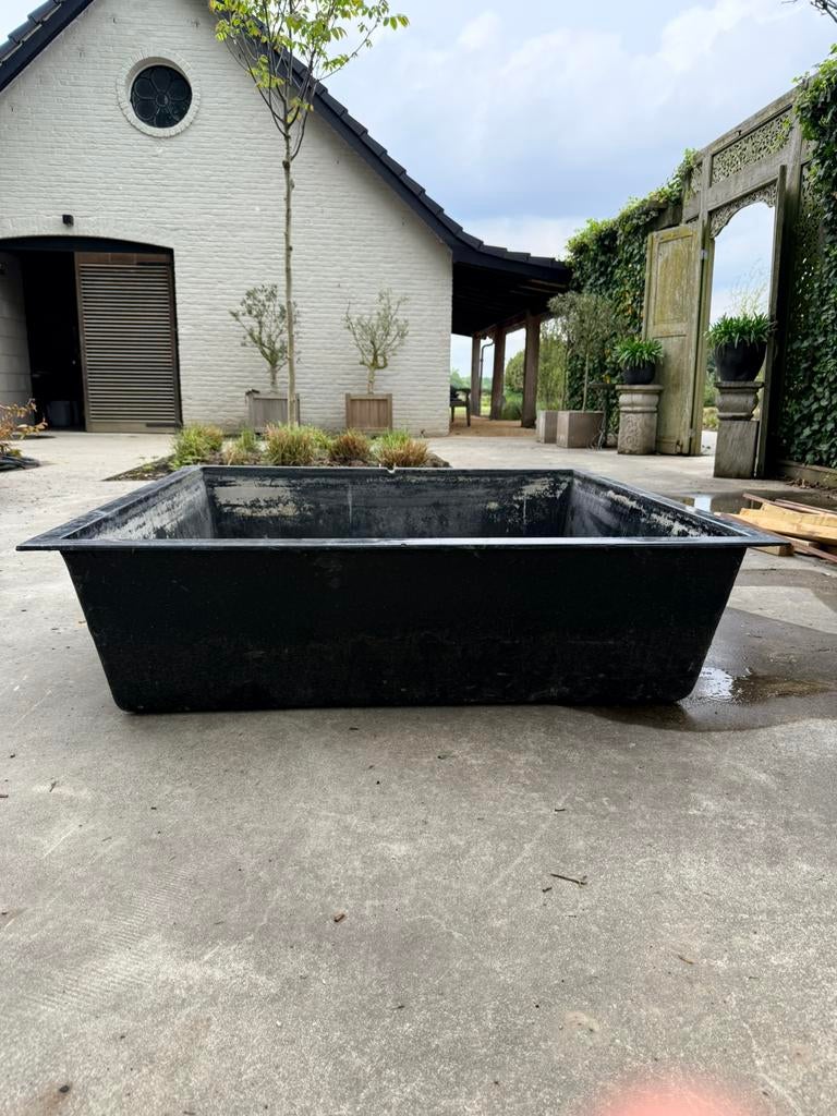 Vijverbak metaal, Tuin en Terras, Vijvers, Ophalen, Gebruikt