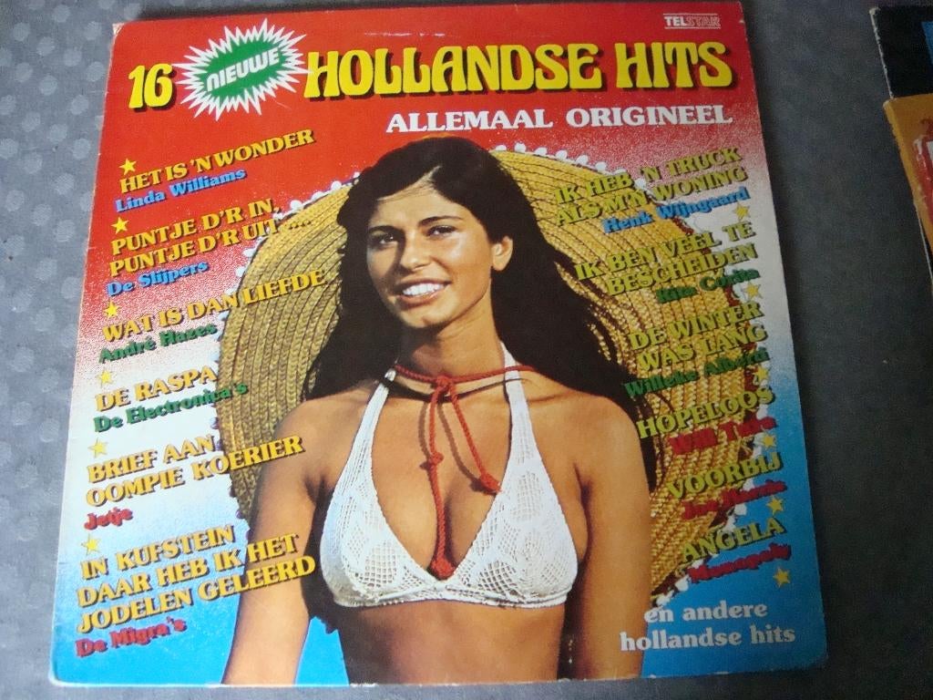 16 hollandse hits allemaal origineel, Cd's en Dvd's, Vinyl | Nederlandstalig, Ophalen of Verzenden, Zo goed als nieuw, 12 inch
