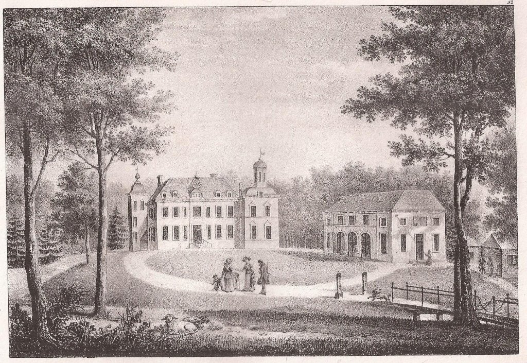Ruurlo. Chateau de Ruurlo Prov. de Gueldres 1825, Antiek en Kunst, 1800 - 1899, Ophalen of Verzenden, 20 cm, Blanco verso