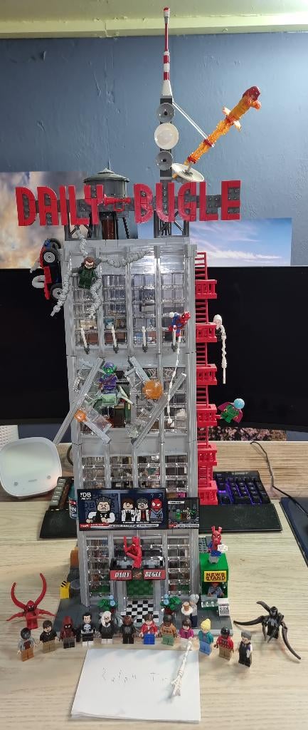 Lego 76178 - Daily Bugle, Compleet, Marvel, Lego, Ophalen of Verzenden