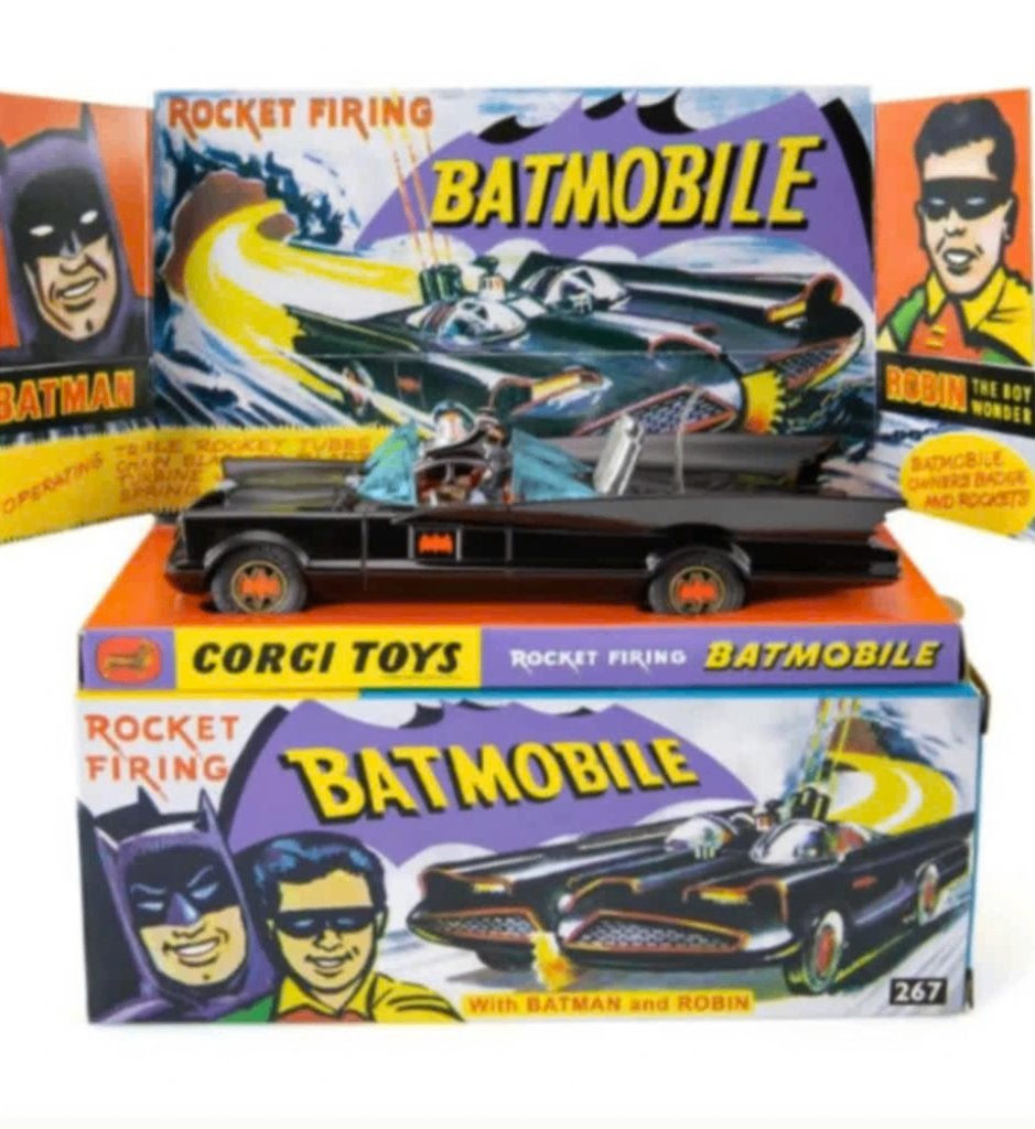 Batmobile CORGI Model Club GLANZEND ZWART SCHAAL 1:46 R 267, Verzenden, Nieuw, Auto, Corgi
