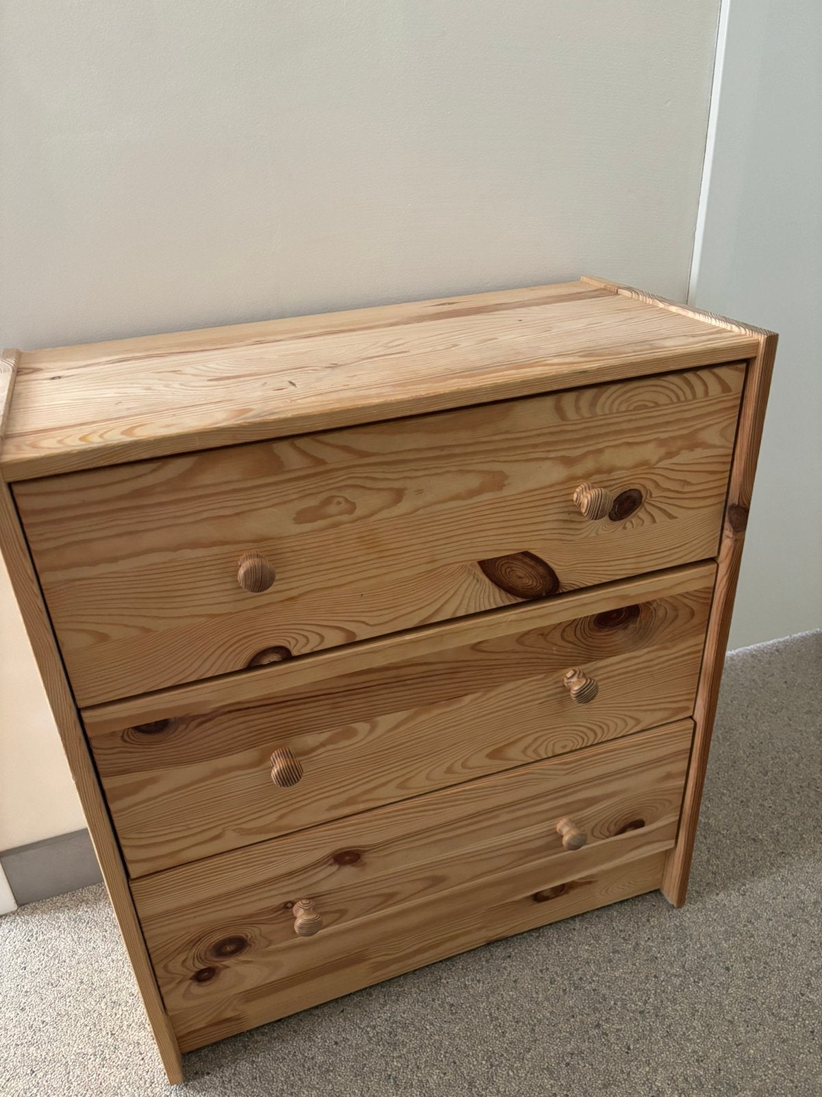 Ikea houten ladekast, Zo goed als nieuw, Minder dan 100 cm, 25 tot 50 cm, 50 tot 100 cm