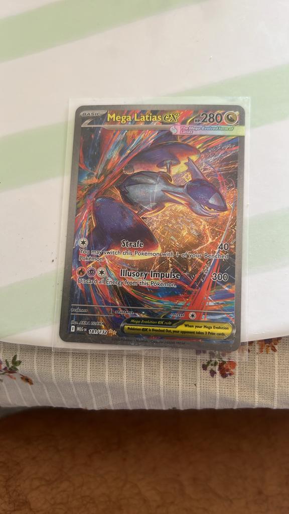 Pokémon Kaarten: Mega Latias EX & Reshiram & Zekrom GX, Ophalen of Verzenden, Zo goed als nieuw, Meerdere kaarten, Foil