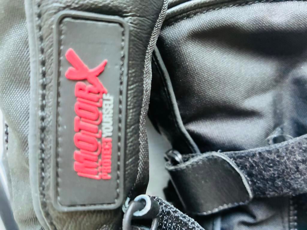 Motorjas, broek, col en handschoenen, Motoren, Kleding | Motorkleding, Ophalen, Tweedehands, Dames, Handschoenen
