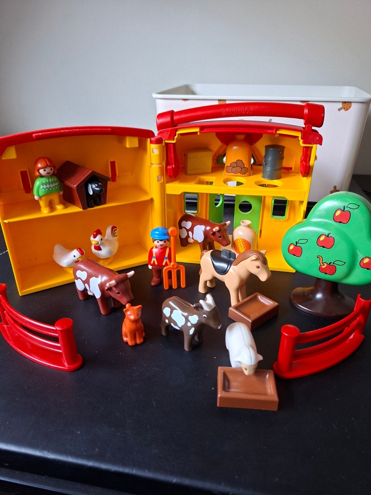 Playmobiel 123 boerderij, Kinderen en Baby's, Speelgoed | Playmobil, Ophalen, Zo goed als nieuw
