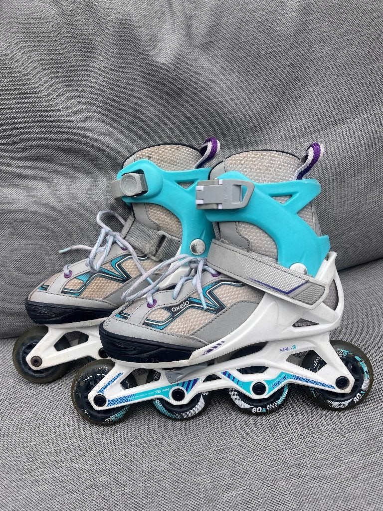 Oxelo inline skates verstelbaar, Inline skates 4 wielen, Ophalen, Overige merken, Verstelbaar