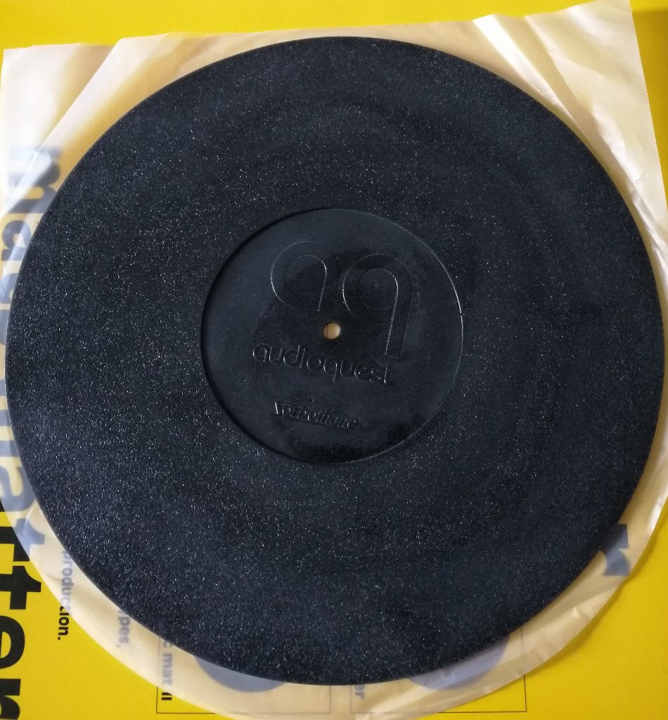 Audioquest sorbothane platen mat elpee vinyl phono, Ophalen of Verzenden, Gebruikt, Platenspeler-onderdeel, Technics