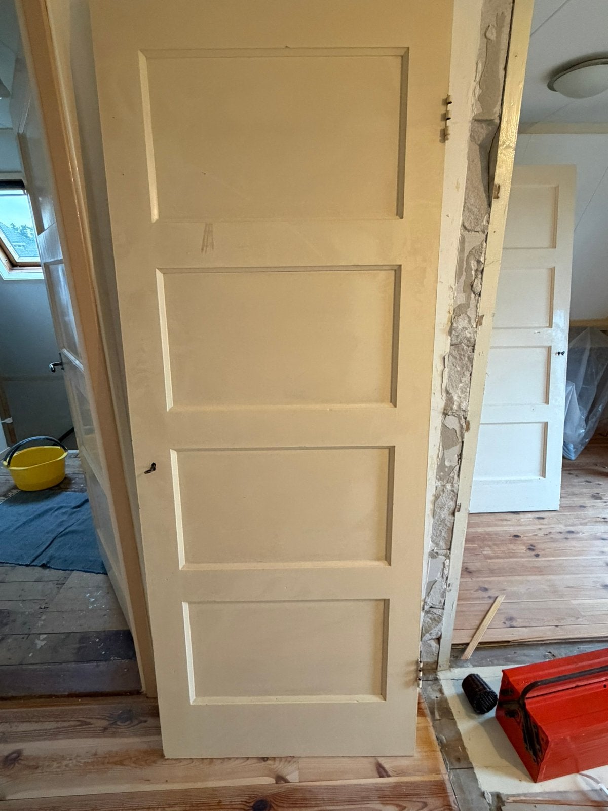 Klassieke paneeldeur jaren ‘30 (2x), Ophalen, Gebruikt, Minder dan 80 cm, Binnendeur