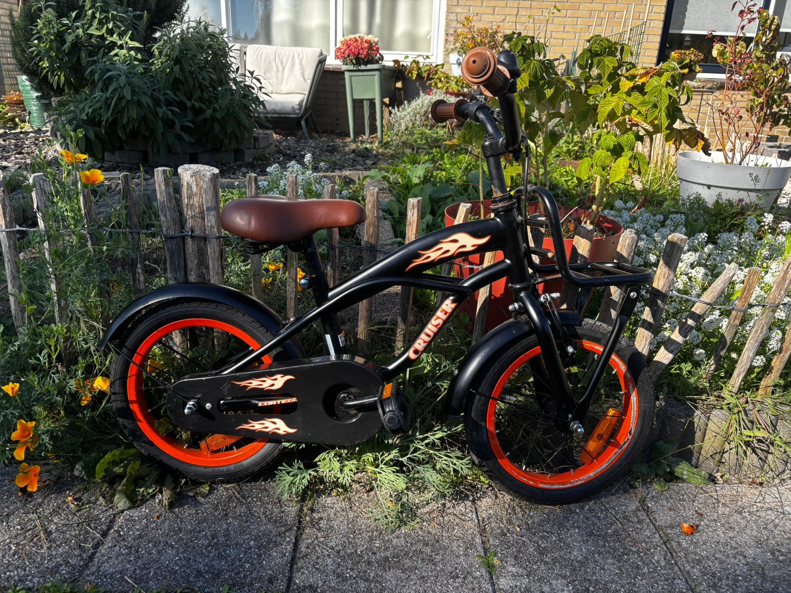 Kinderfiets Cortego Cruiser 14”, Fietsen en Brommers, Ophalen, Terugtraprem, Gebruikt, Staal