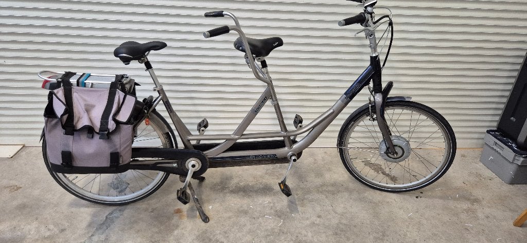Sparta double I tandem 600 w Elektrisch 33Nm, Minder dan 10 versnellingen, Gebruikt, Velgrem, 47 tot 51 cm
