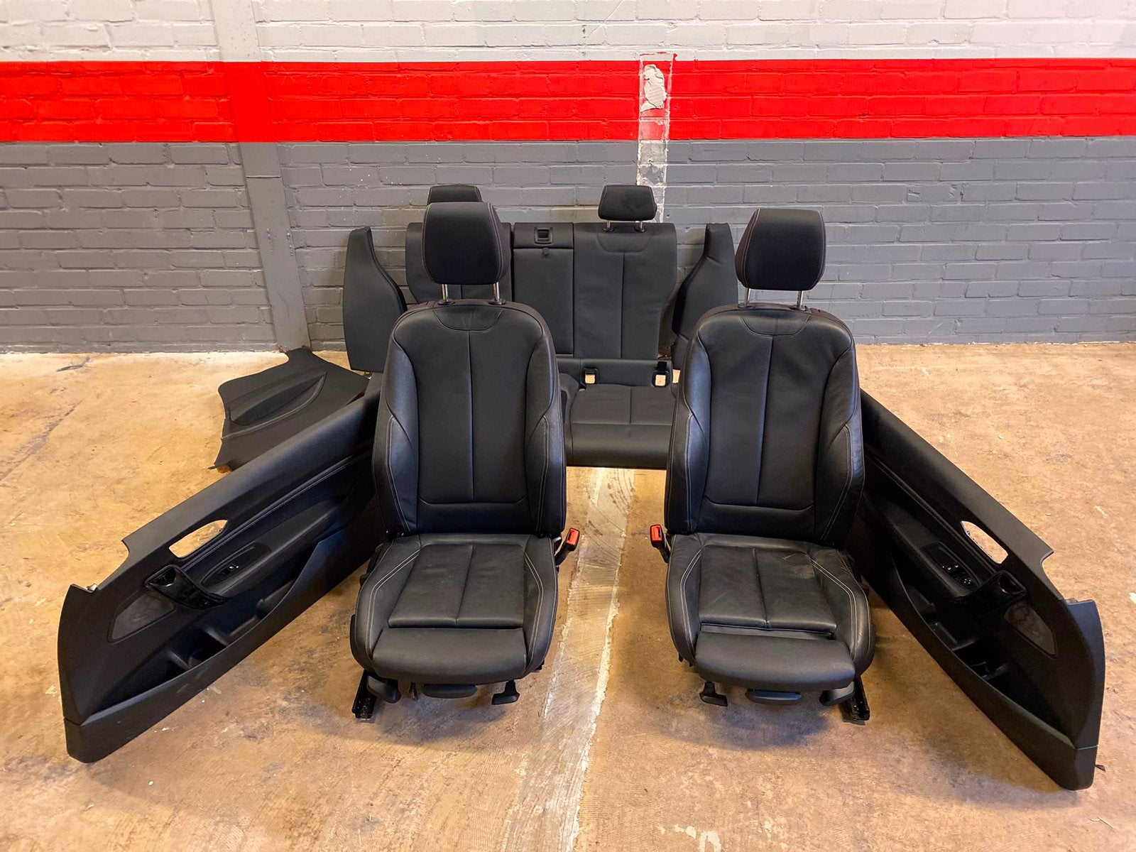 BMW F22 M Interieur zwart leder, Auto-onderdelen, Ophalen of Verzenden, BMW