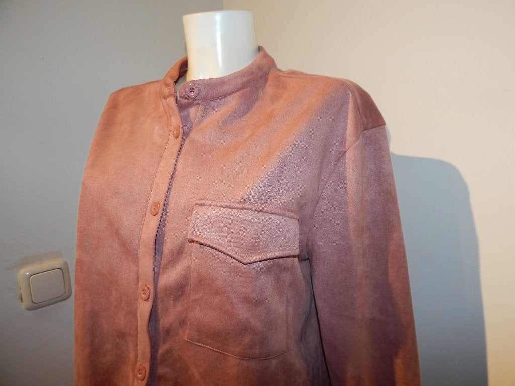 Studio Anneloes oud roze blouse aparte velourse stof XL, Studio Anneloes, Maat 46/48 (XL) of groter, Ophalen of Verzenden, Zo goed als nieuw