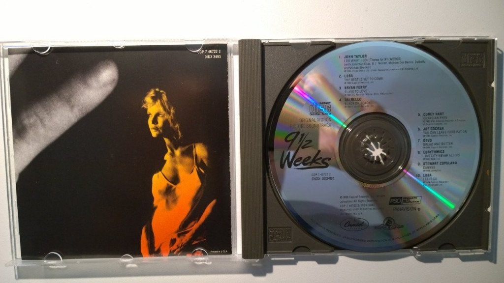9½ Weeks (Original Motion Picture Soundtrack), Pop, Ophalen of Verzenden, Zo goed als nieuw, Album