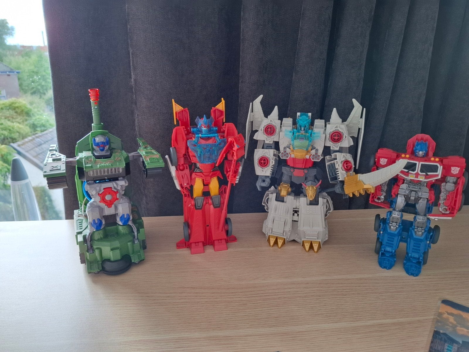 Transformers actiefiguren set - Optimus Prime, Hot Rod, Tank, Ophalen, Zo goed als nieuw