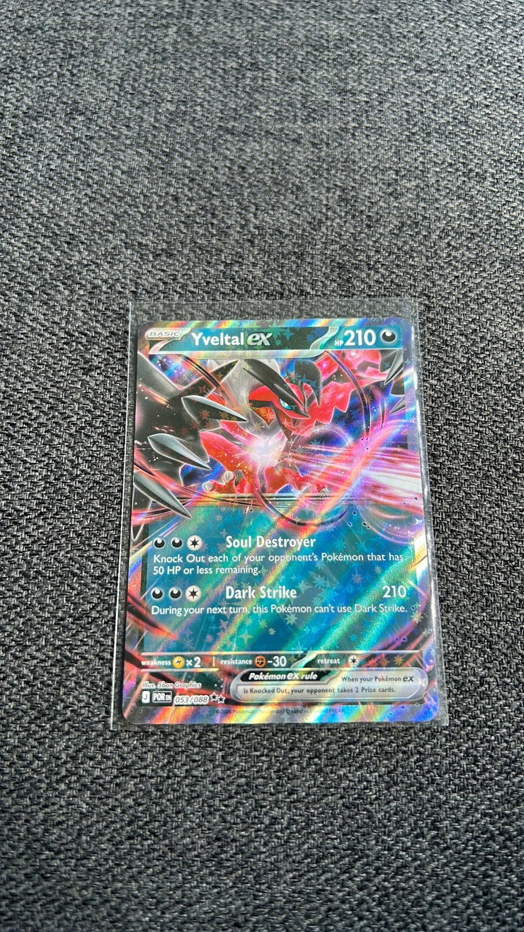 Yveltal ex perfect order, Ophalen of Verzenden, Zo goed als nieuw