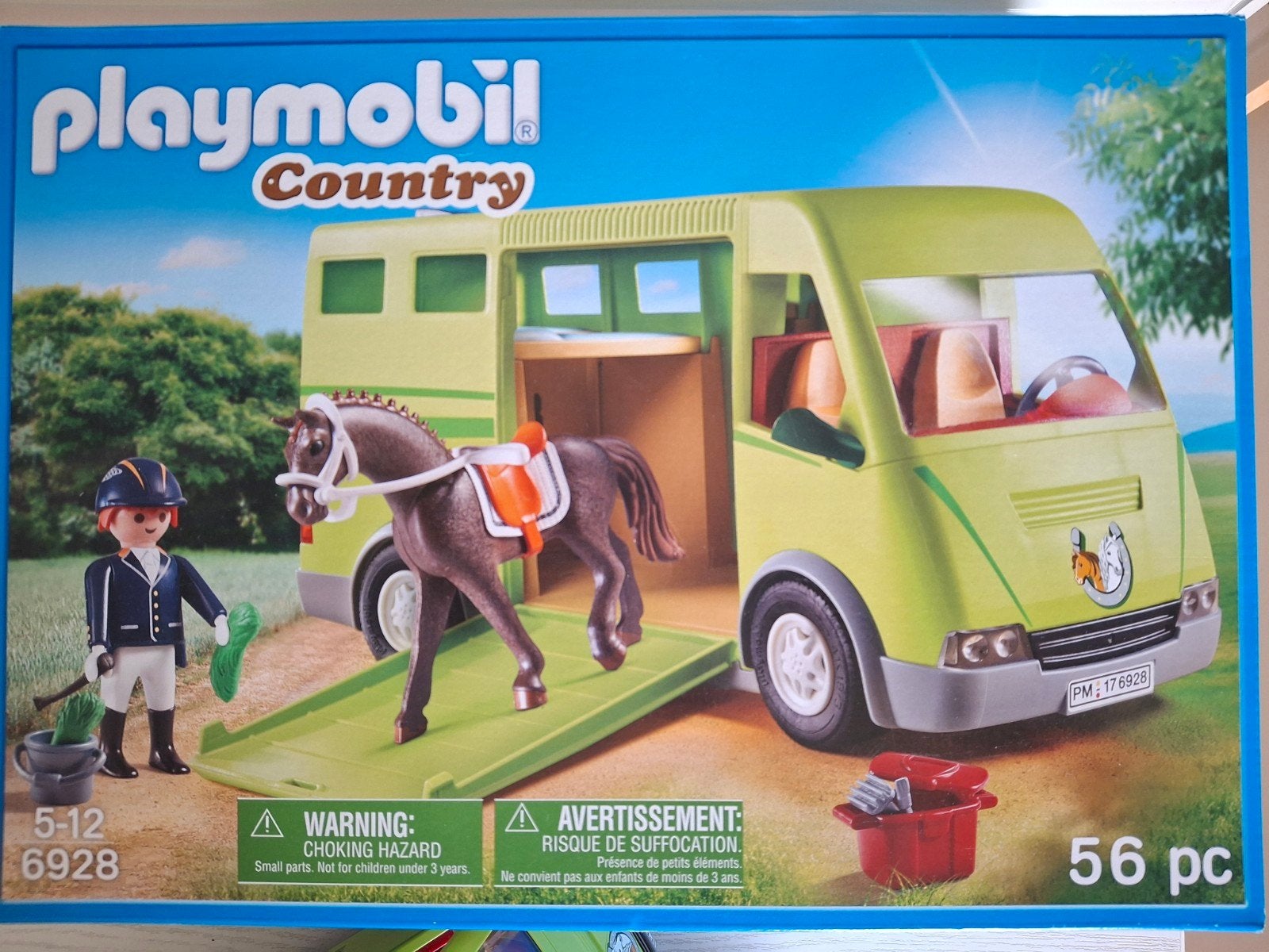 Playmobil Country 6928 paardenvrachtwagen, Complete set, Voertuig, Ophalen of Verzenden, Zo goed als nieuw