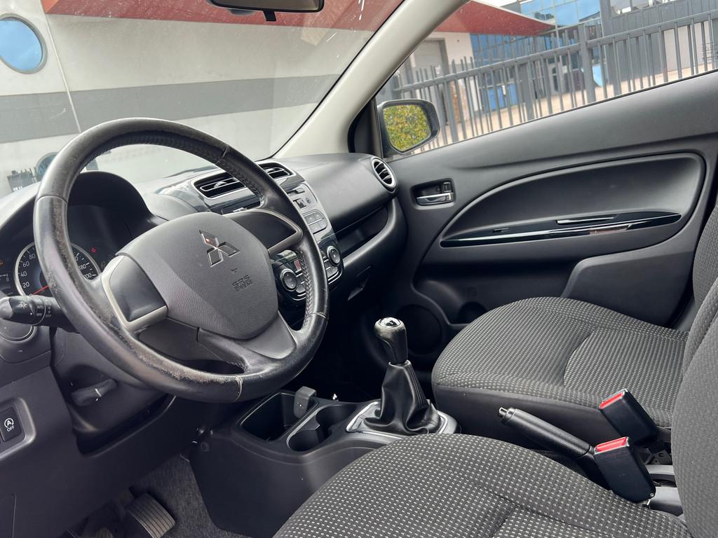 Mitsubishi Space Star 1.0 Bright - Starlight Silver - Climat, Voorwielaandrijving, Start-stop-systeem, Gebruikt, Origineel Nederlands