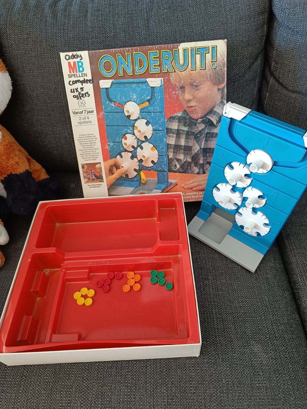 Onderuit! Bordspel van MB Spellen - Compleet en Goed, Hobby en Vrije tijd, Gezelschapsspellen | Bordspellen, Een of twee spelers