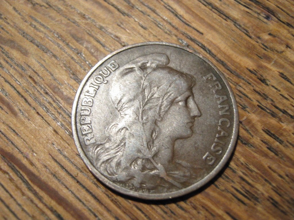 Frankrijk 5 Centimes 1913 #394, Ophalen of Verzenden, Frankrijk, Losse munt