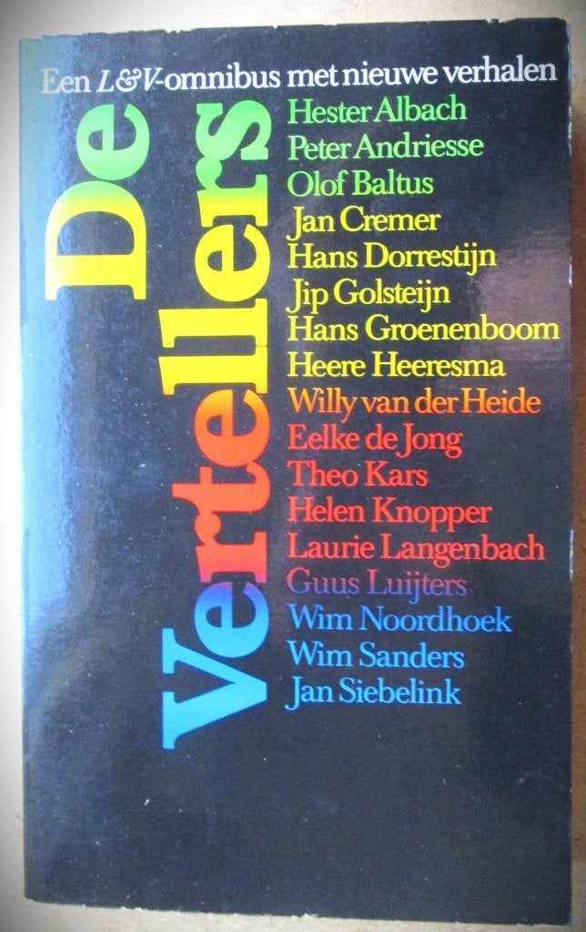 De vertellers~Albach~Andriesse~Baltus~Jan Cremer~v.d.Heide, Gelezen, Diverse auteurs, Ophalen of Verzenden, Nederland