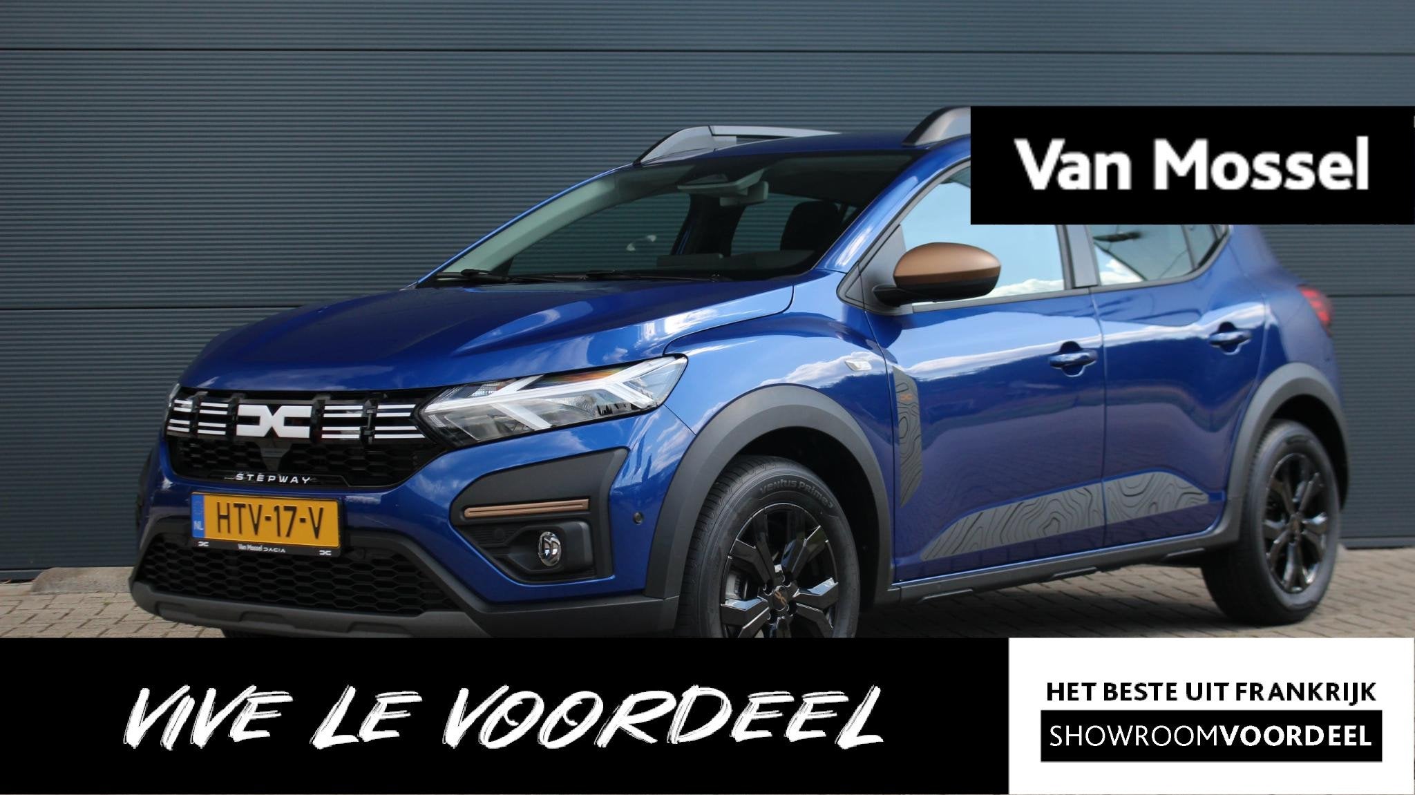 Dacia Sandero Stepway 1.1 TCe 110Pk Extreme | Navigatie | Pa, Auto's, Voorwielaandrijving, Stof, Blauw, Bedrijf