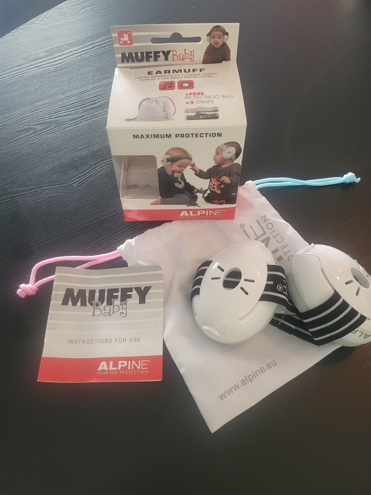 Alpine Muffy Baby Gehoorbescherming voor baby's en kinderen, Ophalen of Verzenden, Zo goed als nieuw
