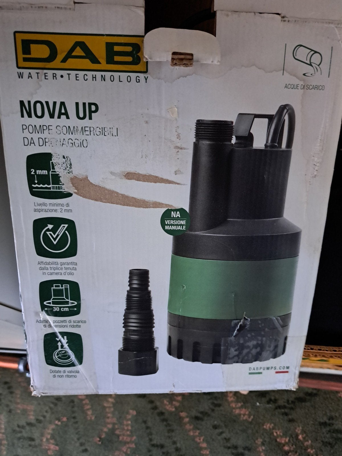 pomp, Tuin en Terras, Waterpompen, Ophalen of Verzenden, Nieuw, Dompelpomp
