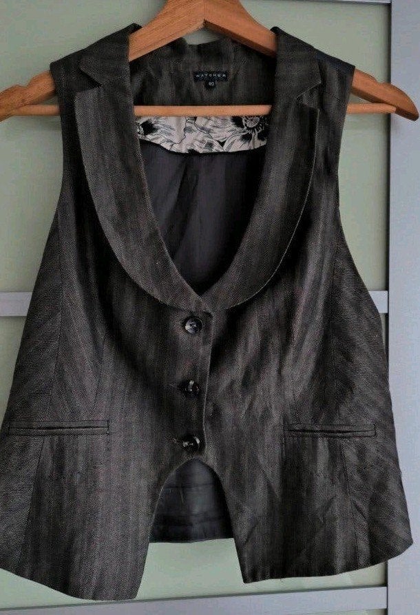 Gilet maat S bruin, Maat 38/40 (M), Bruin, Ophalen of Verzenden, Zo goed als nieuw