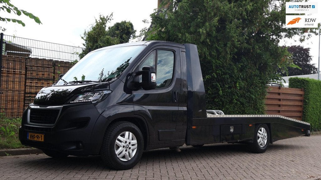 Peugeot Boxer 435 2.2 BlueHDi 165 L4 Pro Zwaar|Tijhof|NL-aut, Voorwielaandrijving, Stof, Gebruikt, 4 cilinders