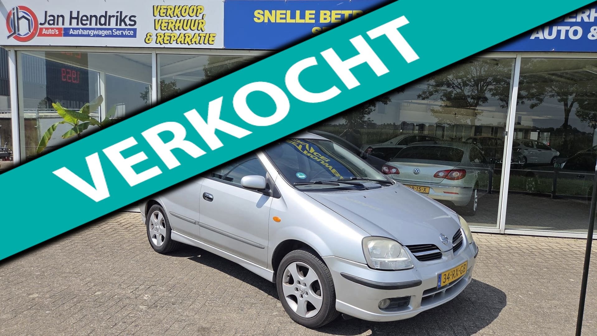 Nissan Almera Tino 1.8 Tekna, Auto's, Nissan, 4 cilinders, Almera Tino, 116 pk, Origineel Nederlands