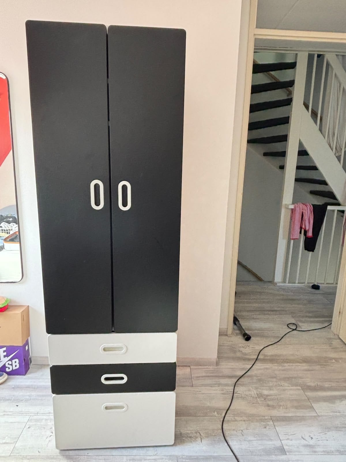 SMÅSTAD / PLATSA kinderkledingkast IKEA, Ophalen, Gebruikt, 50 tot 70 cm, 105 cm of meer