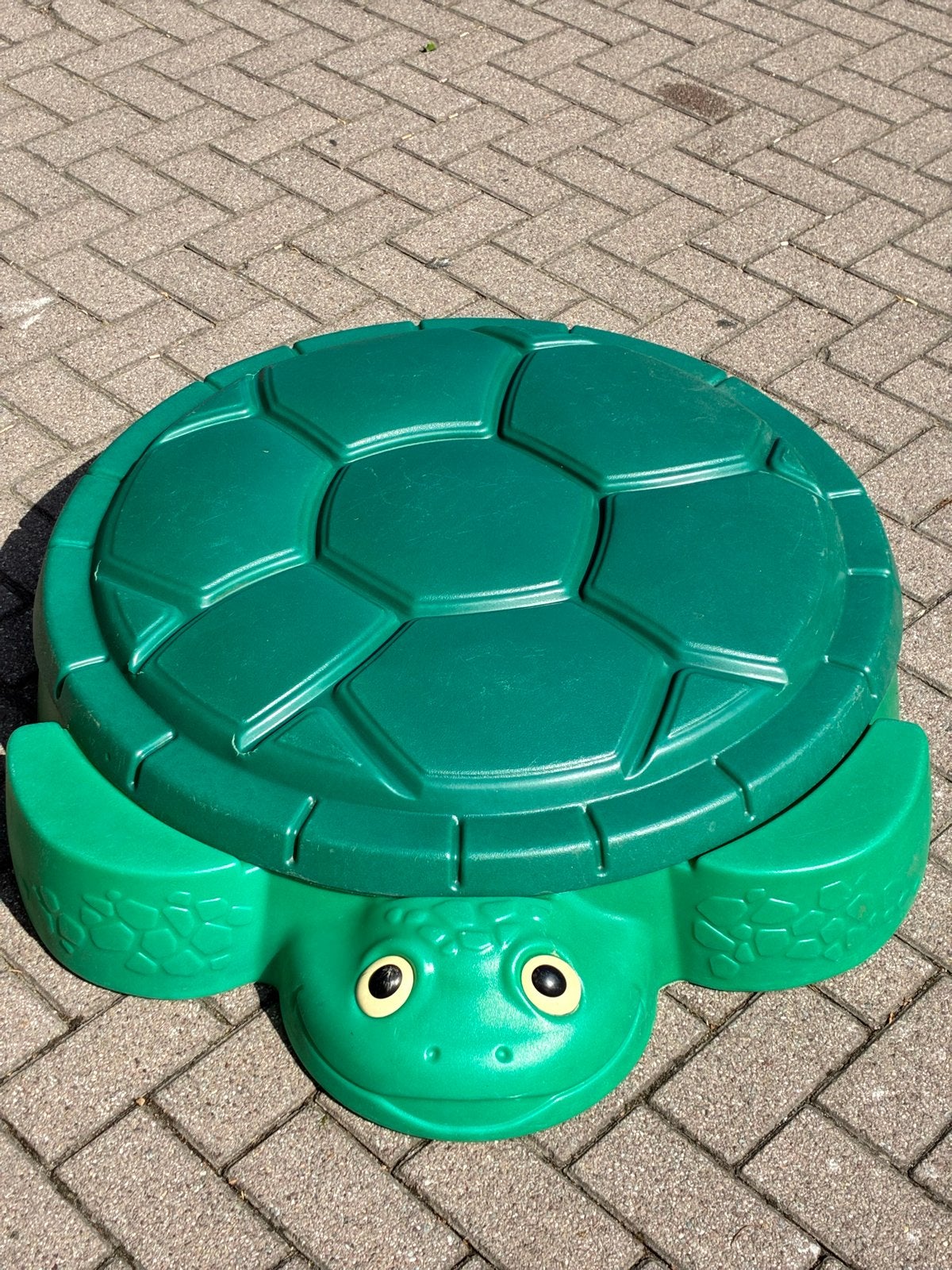 Little Tikes Schildpad Zandbak met deksel, Ophalen, Gebruikt