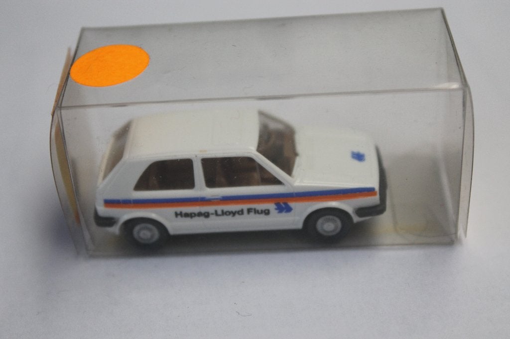 Reclamemodel Wiking VW Golf 2 "Hapag-Lloyd", Ophalen of Verzenden, Zo goed als nieuw, Auto, Wiking