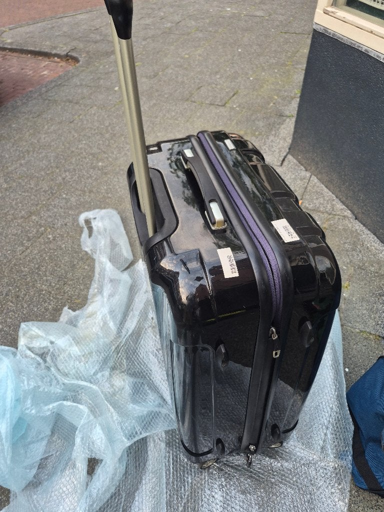 Top Move Koffer 90 L, wzrt, op 4 stevige wielen, Sieraden, Tassen en Uiterlijk, Koffers, Hard kunststof, 45 tot 55 cm, Zo goed als nieuw