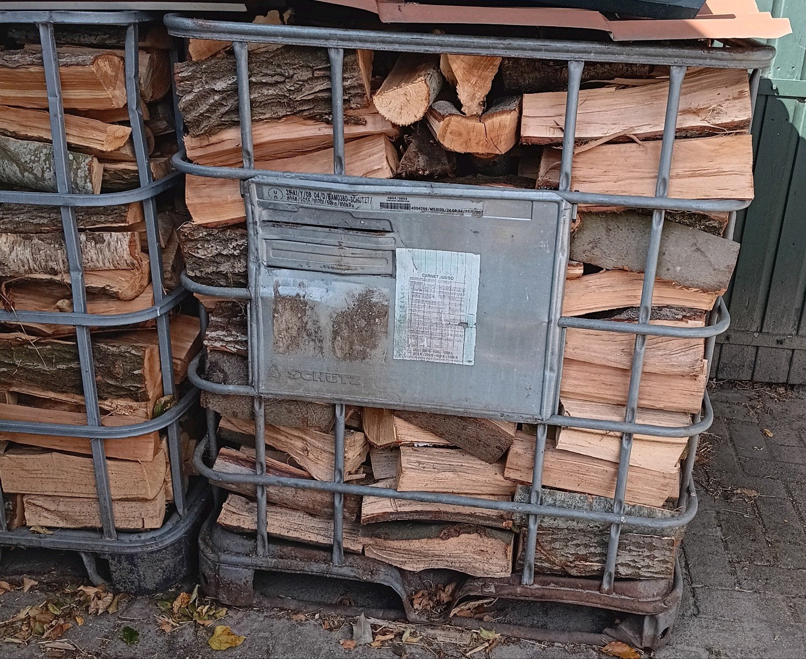ruim 2 kuub haardhout gemixt,  berk en beuk, Tuin en Terras, Haardhout, Minder dan 3 m³, Ophalen