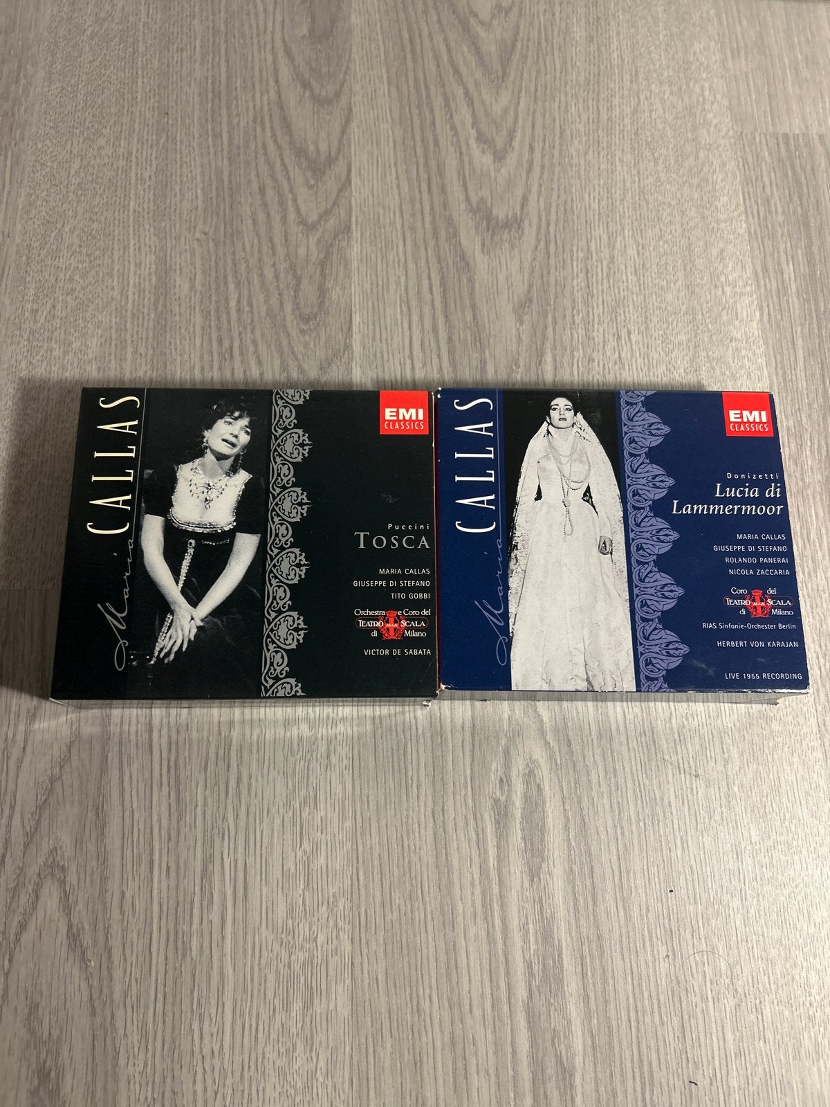 Maria Callas: Tosca & Lucia di Lammermoor (2 Boxsets), Cd's en Dvd's, Cd's | Klassiek, Boxset, Overige componisten, Opera of Operette
