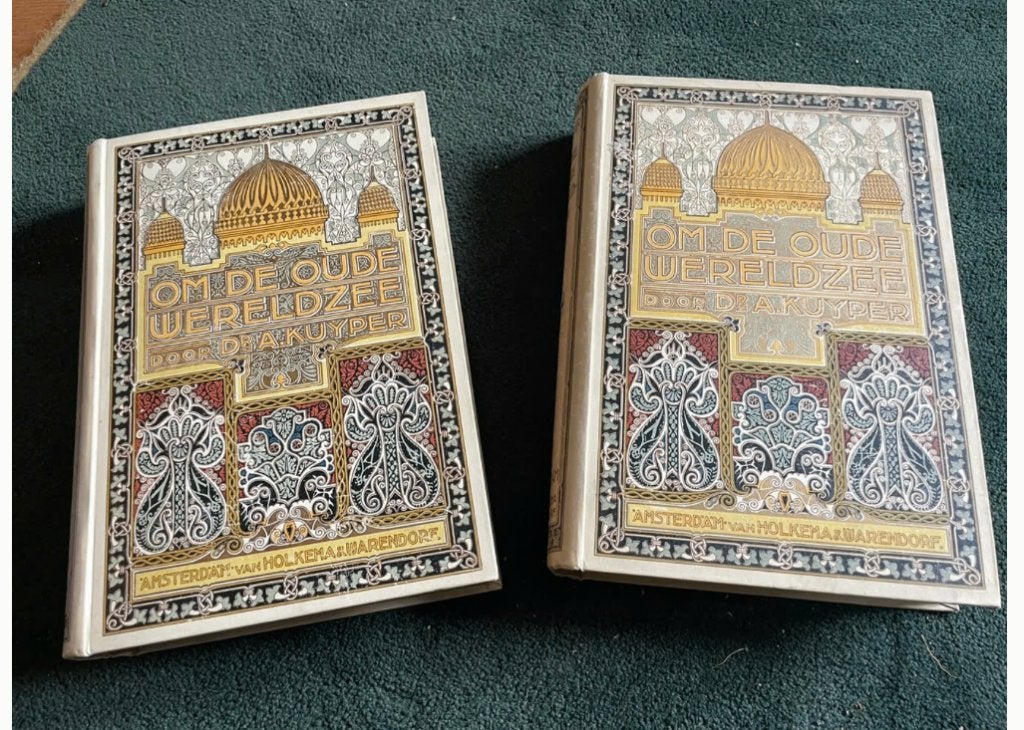 Boek van Dr. A Kuyper ‘om de oude wereldzee’ 2 delen (1907), Ophalen of Verzenden, Zo goed als nieuw, A. Kuyper, Europa
