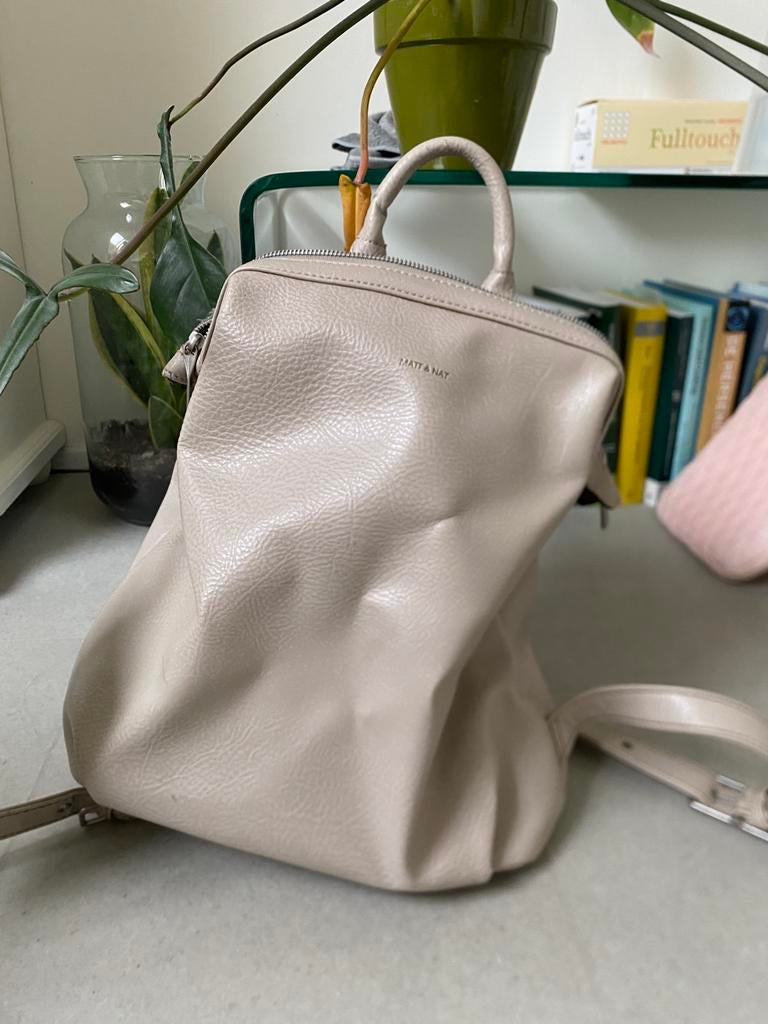 Matt & Nat Tas, Sieraden, Tassen en Uiterlijk, Tassen | Damestassen, Ophalen of Verzenden, Zo goed als nieuw, Beige
