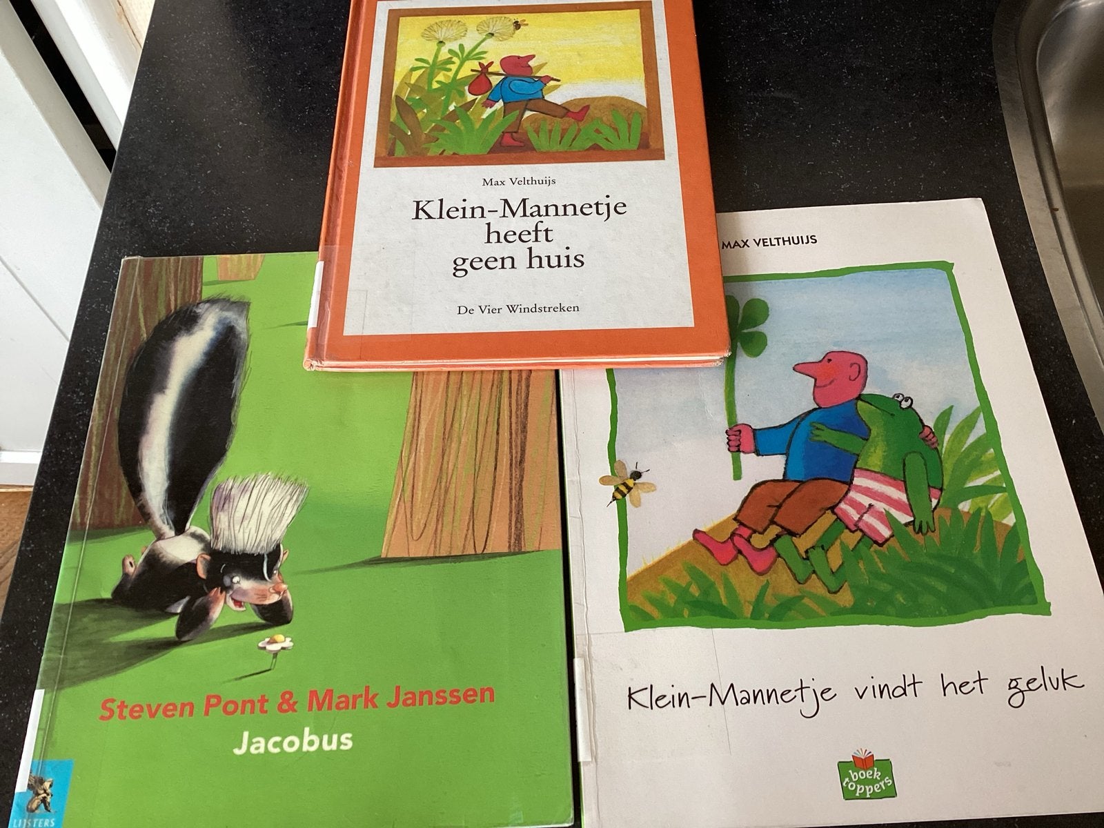 Drie prentenboeken: Max Velthuijs en Steven Pont, Ophalen of Verzenden, Gelezen, Prentenboek
