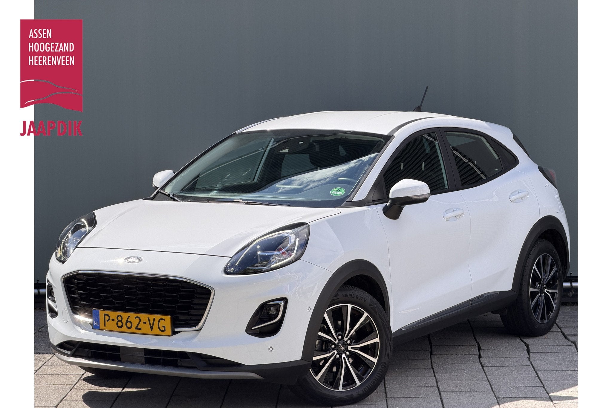 Ford Puma BWJ 2022 | 1.0T 126PK Hybrid Titanium AUTOMAAT | T, Wit, Bedrijf, Hybride Elektrisch/Benzine, 3 cilinders