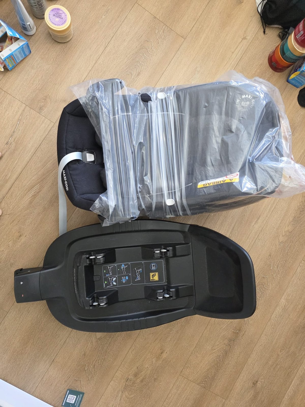 Maxi cosi+ IsoFix base, Ophalen, Zo goed als nieuw, Isofix, 0 t/m 13 kg