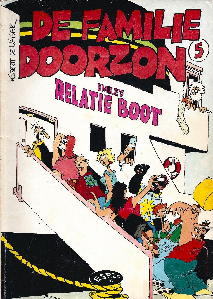De familie Doorzon - Emile’s relatie boot - Nr. 5, Eén stripboek, Ophalen of Verzenden, Gelezen