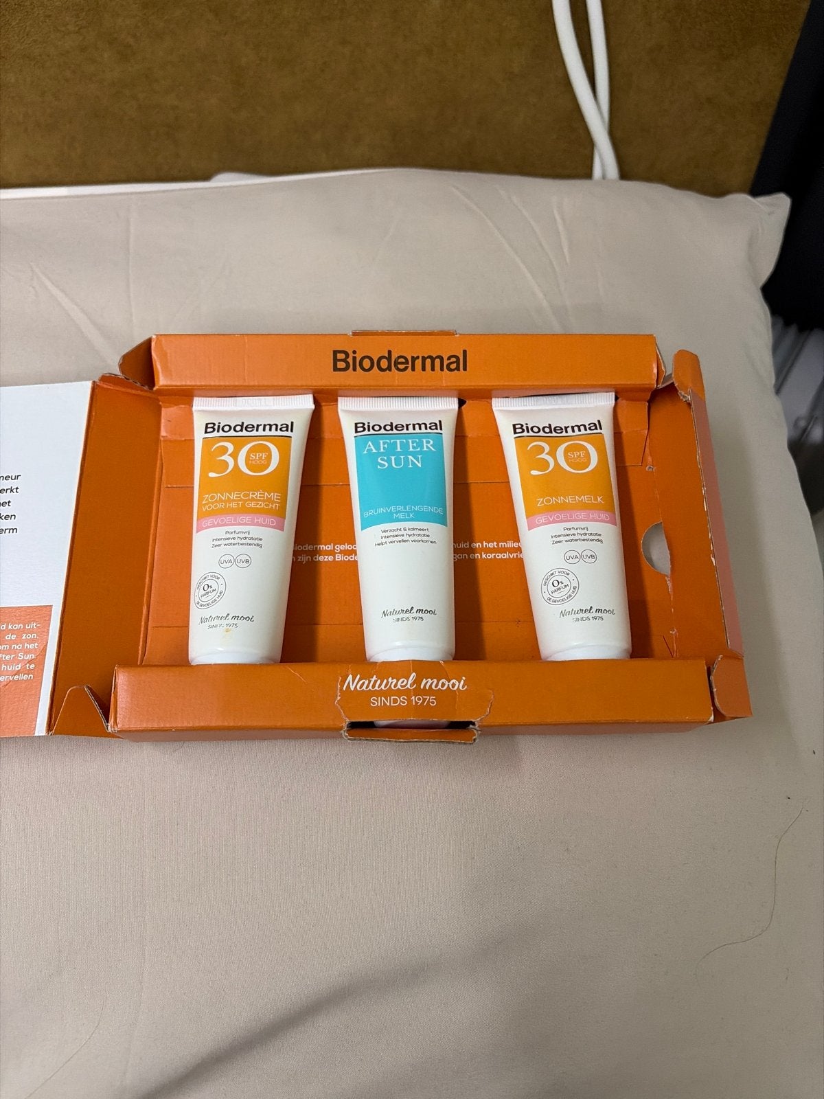 Biodermal Zonnebrand & After Sun Set SPF 30, Ophalen of Verzenden, Zo goed als nieuw, Zonnebrand of After Sun