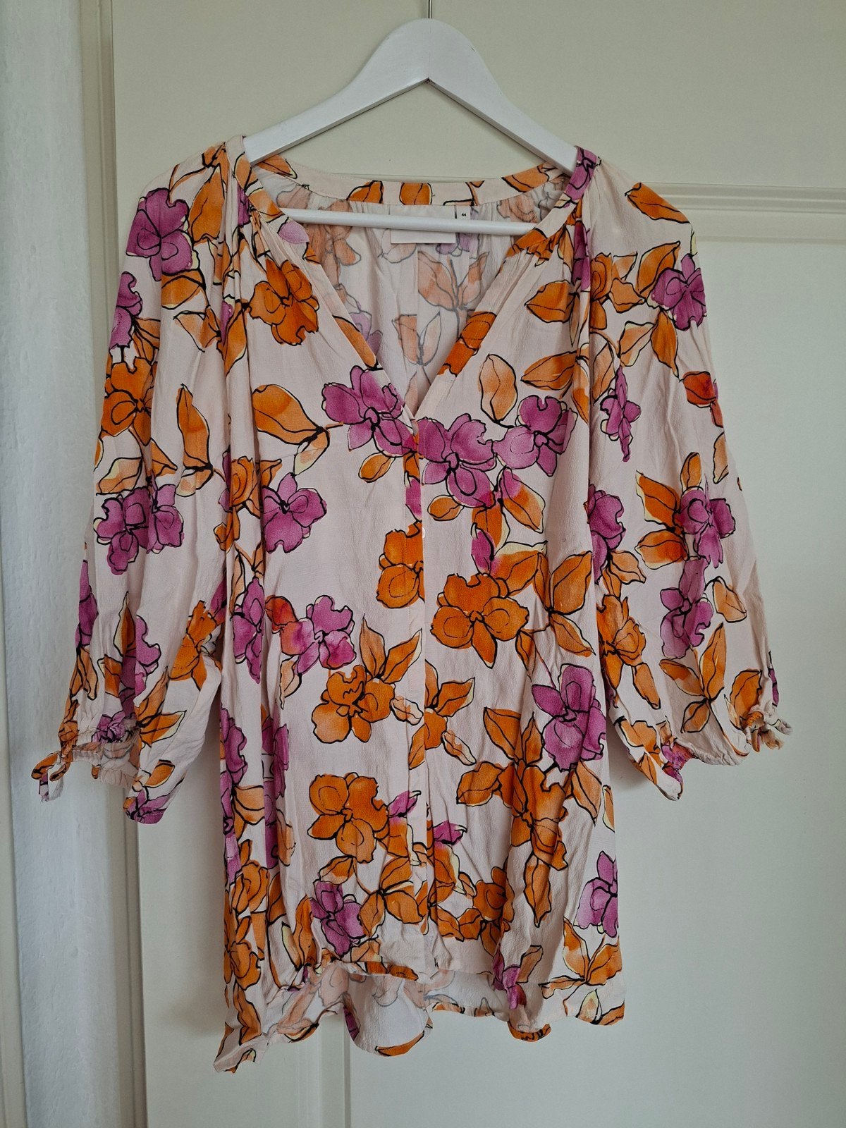 Fabienne Chapot blouse maat 44 met bloemenprint, Meerkleurig, Maat 42/44 (L), Ophalen of Verzenden, Fabienne Chapot